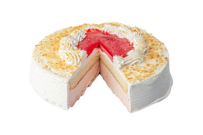 Jon Donaire Strawberries & Creme Ice Cream Cake - 27 OZ - Image 7