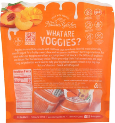 Natures Garden Yoggies Mango Peach Probiotic - 4.9 OZ - Image 5