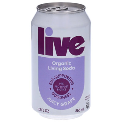 Live Soda Good Grape - 12 FZ - Image 2