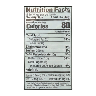 Mission Zero Net Carbs Soft Taco Spinach - 8 CT - Image 3