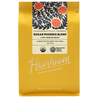 Heirloom Coffee Light Medium Pheonix Blend - 12 OZ - Image 2