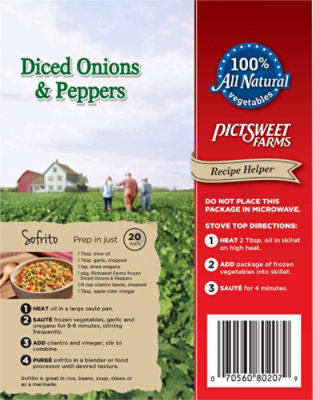Pictsweet Farms Diced Onions & Peppers, Recipe Helper, 14 Oz - 14 OZ - Image 5