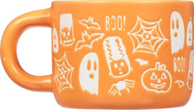 Tabletops Unlimited Halloween Cappuccino Orange Mug - Each - Image 4
