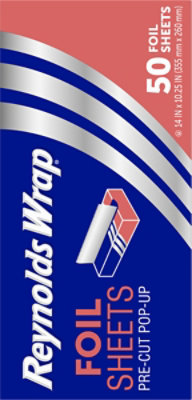 Reynolds Wrappers Aluminum Foil Foodwrap 14 Inch 14 Inch X 10.25 Inch 1 Pack 50 Count - 50 CT - Image 4