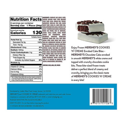Hersheys Cookies N Creme Enrobed Cake Bites 7.2 Oz - 7.2 OZ - Image 4