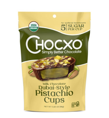 Chocxo Choc Cup Dubai Styl Org - 3.52 OZ - Image 1