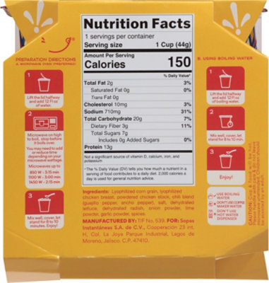Pozolazo Soup Pozole Chicken - 2.13 OZ - Image 5