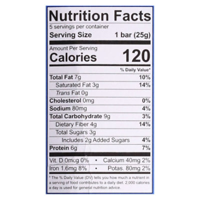 Three Wishes Granola Bar Chocolate Chip 5pk - 5 CT - Image 3