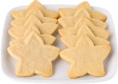 Star Cutout Cookies 10 Count - EA - Image 1