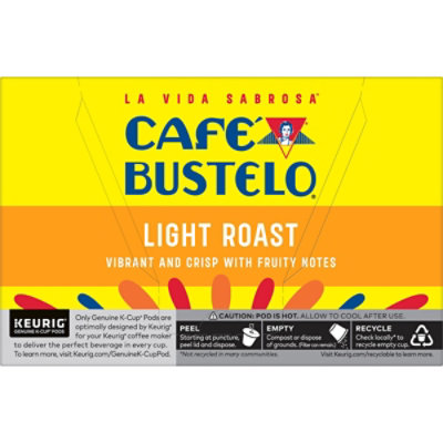 Cafe Bustelo 3.70 Ounce Light Roast 10 Count Coffee K-cup Each - 10 CT - Image 8