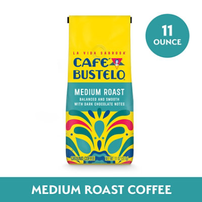 Cafe Bustelo 11 Ounce Medium Roast & Ground Coffee Prepack Each - 11 OZ - Image 1