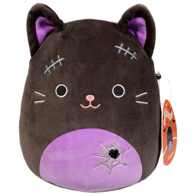 Jaz 8in Hlwn Squshmllw Black Cat - EA - Image 1