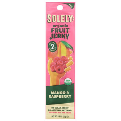 Solely Mango & Raspberry Fruit Jerky - .8 OZ - Image 1