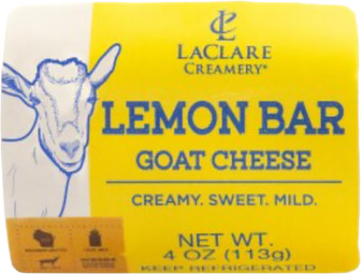 Laclare Farms Cheese Log Goat Lemon Bar - 4 OZ - Image 1