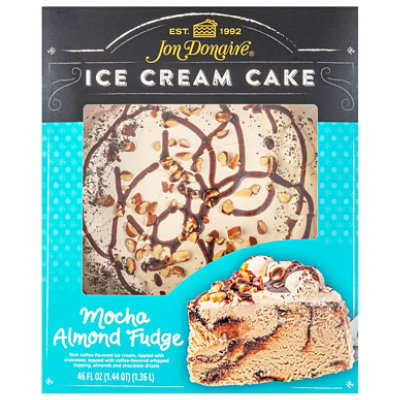 Jon Donaire Mocha Almond Fudge Ice Cream Cake - 46 FZ - Image 2