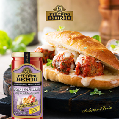 Filippo Berio Roasted Garlic Pasta Sauce 24oz - 24 OZ - Image 2