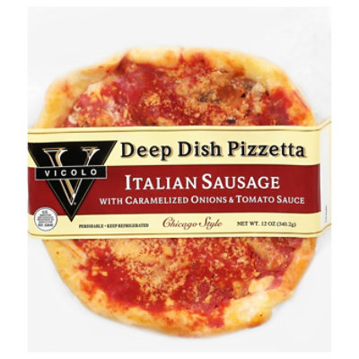 Vicolo Italian Sausage Deep Dish Pizzetta - 12 OZ - Image 1