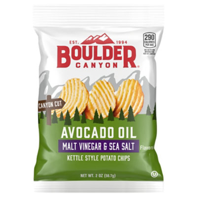 Boulder Canyon Malt Vinegar & Sea Salt 2oz - 2 OZ - Image 1
