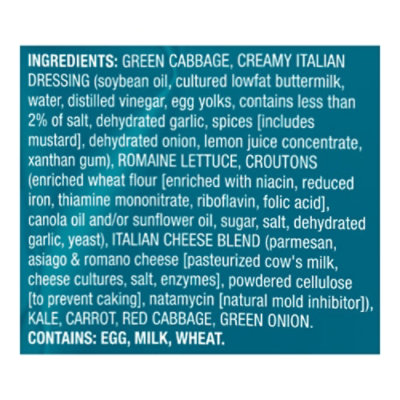 Taylor Farms Creamy Italian Chopped Salad Kit -11 Oz - Image 4