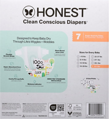 Honest Diapers Club Box Size 7 32ct - 32 CT - Image 4