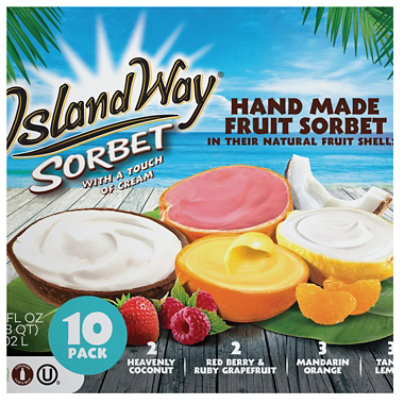 Island Way Sorbet 10 Count 34.4 Fz - 34.4 FZ - Image 2