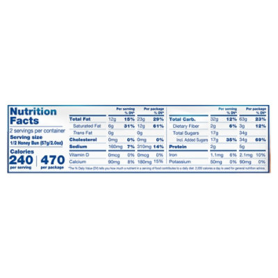 Wonder Iced Honey Bun - 4 OZ - Image 3