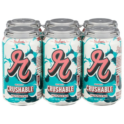 Reuben's Crushable Hazy Pale Ale - 6-12 Fl. Oz. - Image 1