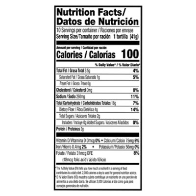 Guerrero Corn & Wheat Blend Tortilla - 14.6 OZ - Image 3