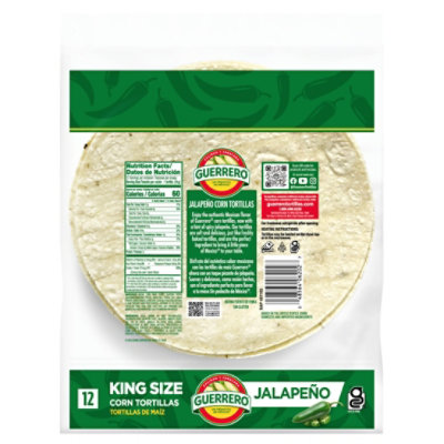 Guerrero Jalapeno Corn Tortillas - 12 CT - Image 2