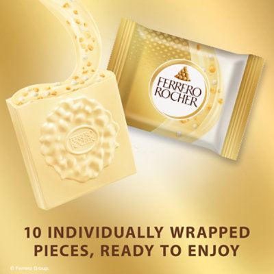 Ferrero Rocher White Hazelnut Chocolate Squares - 3.7 Oz - Image 5
