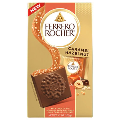 Ferrero Rocher Caramel Hazelnut Chocolate Squares - 3.7 Oz - Image 1