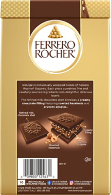 Ferrero Rocher Milk Hazelnut Chocolate Squares - 3.7 Oz - Image 5