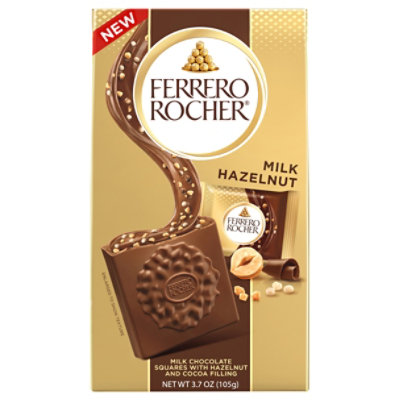 Ferrero Rocher Milk Hazelnut Chocolate Squares - 3.7 Oz - Image 1