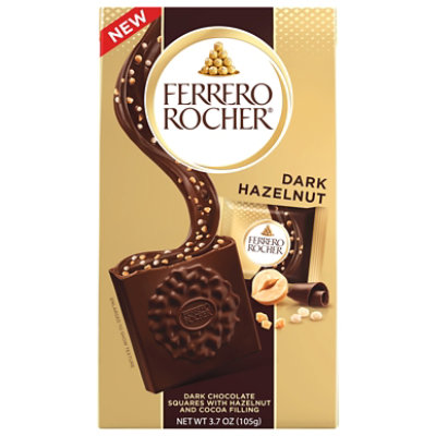 Ferrero Rocher Dark Hazelnut Chocolate Squares - 3.7 Oz - Image 4