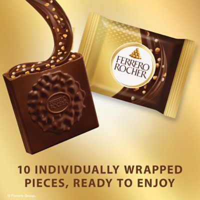Ferrero Rocher Dark Hazelnut Chocolate Squares - 3.7 Oz - Image 4
