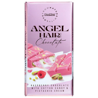 BeeMax Dubai Angel Raspberry Chocolate Bar with Cotton Candy - 6.53 Oz - Image 2