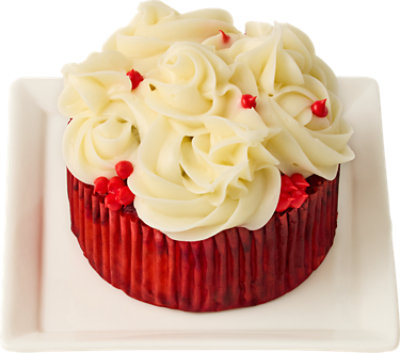Jumbo Red Velvet Cupcake 1 Count - EA - Image 1