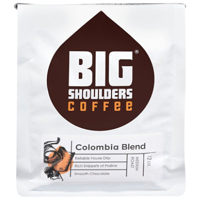 Big Shoulders Colombia Whole Bean - 12 OZ - Image 1