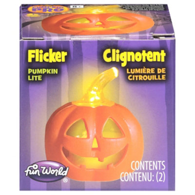 Fun World Holiday Pumpkin Figural Lites – Each - Image 2