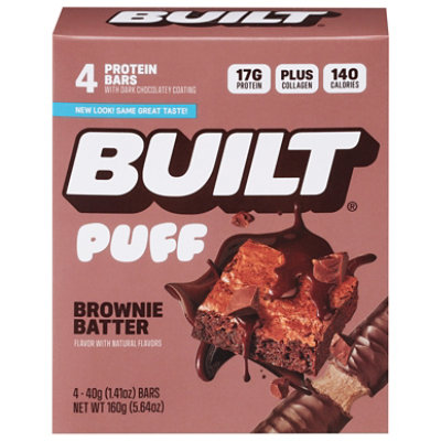 Built Puff Protein Bar Brownie Batter - 4 CT - Image 1