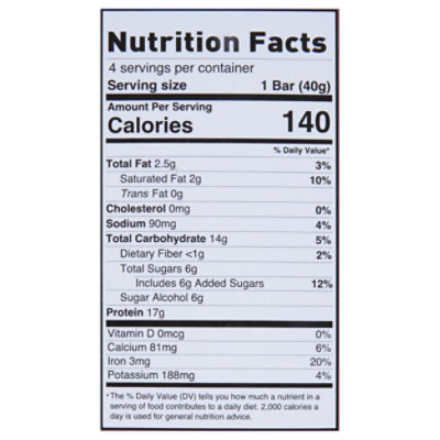 Built Puff Protein Bar Brownie Batter - 4 CT - Image 4