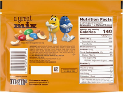 M&M's Honey Roasted Peanut Chocolate Candies Resealable Bag - 9 Oz - Image 6
