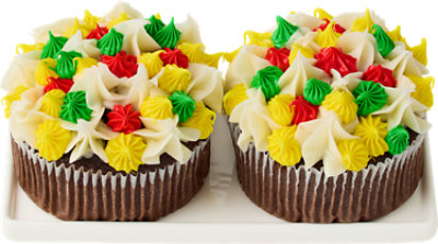 Jumbo Chocolate Cupcakes 2 Count - EA - Image 1