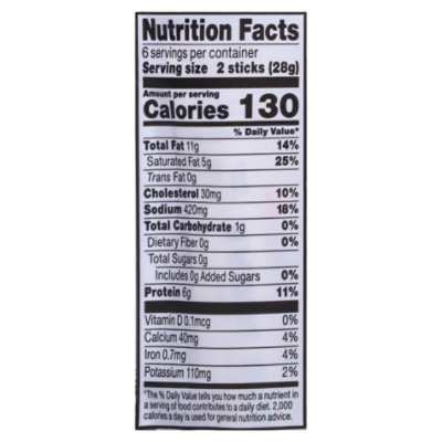 Jack Links Sticks Original Zero Sugar 6oz - 6 OZ - Image 3