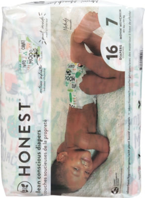 The Honest Company Diapers Size 7 Pattern Play - 16 CT - Image 4