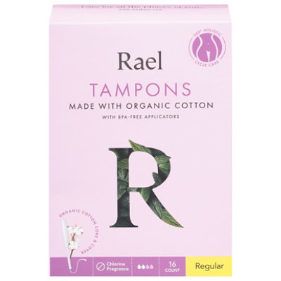 Rael Tampons Cotton Organic - 16 CT - Image 1
