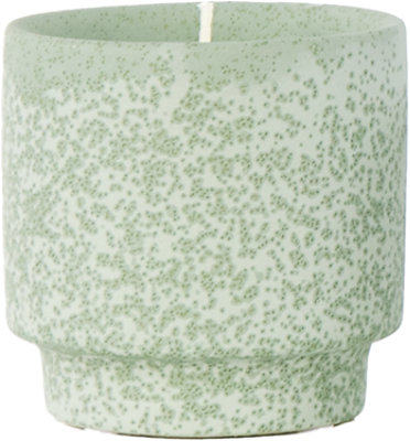 Overjoyed Boutique Ceramic Candle White Aloe & Sage - 8 Oz - Image 1