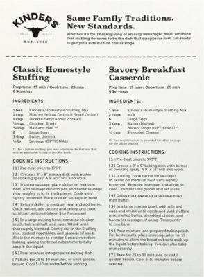 Kinder's Stuffing 6oz Display - 6 OZ - Image 5