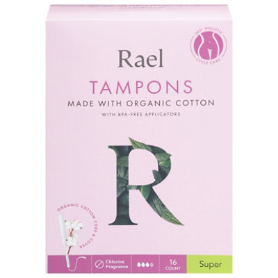 Rael Tampons Cotton Super - 16 CT - Image 1