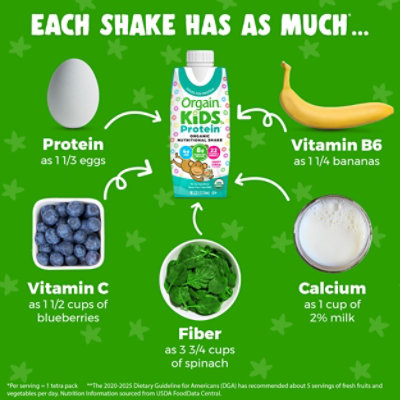 Orgain Kids Protein Organic Nutritional Shake - Fruity Cereal 8.25 Fl Oz - 8.25 FZ - Image 5